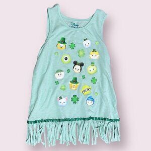 Disney Tsum Tsum St Patrick's Day Fringe Tank size 10
